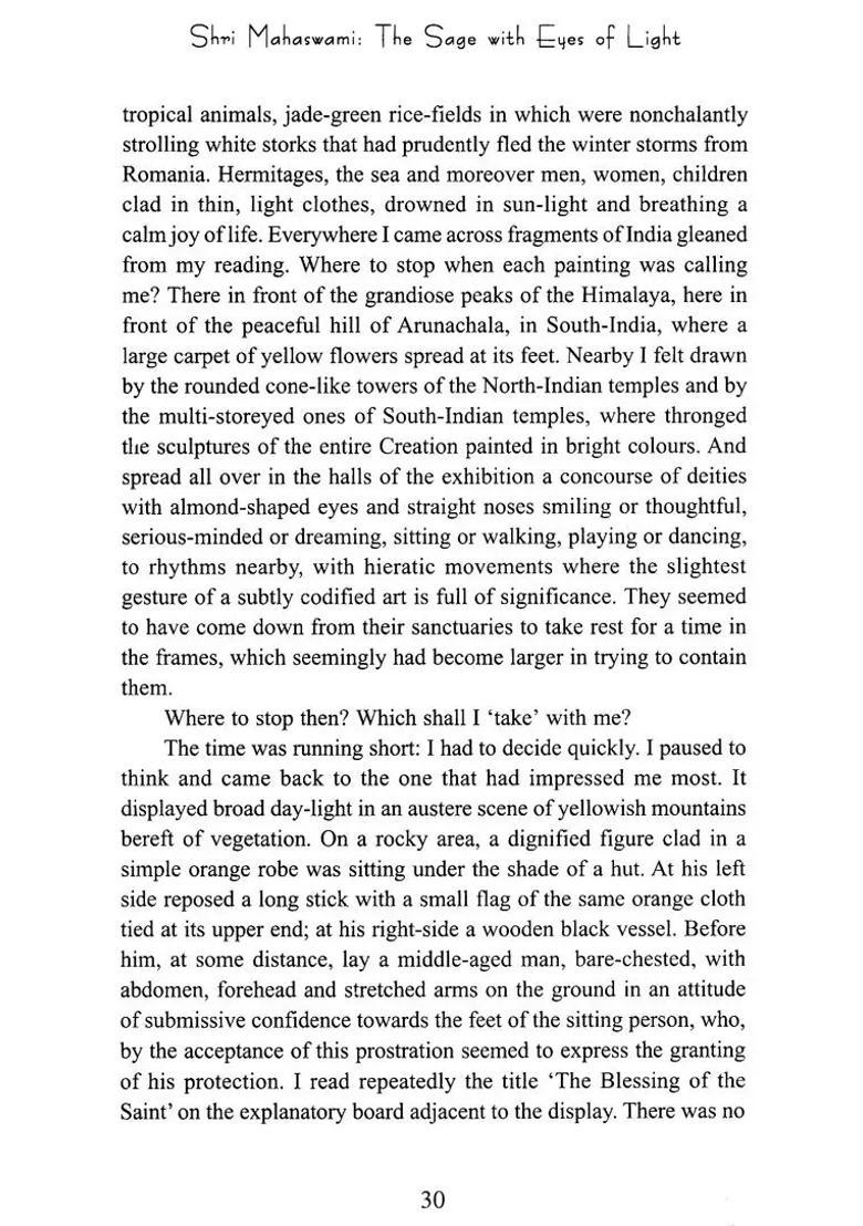 Shri Mahaswami - The Sage With Eyes Of Light The Diary Of A Seeker Of Truth - Indya