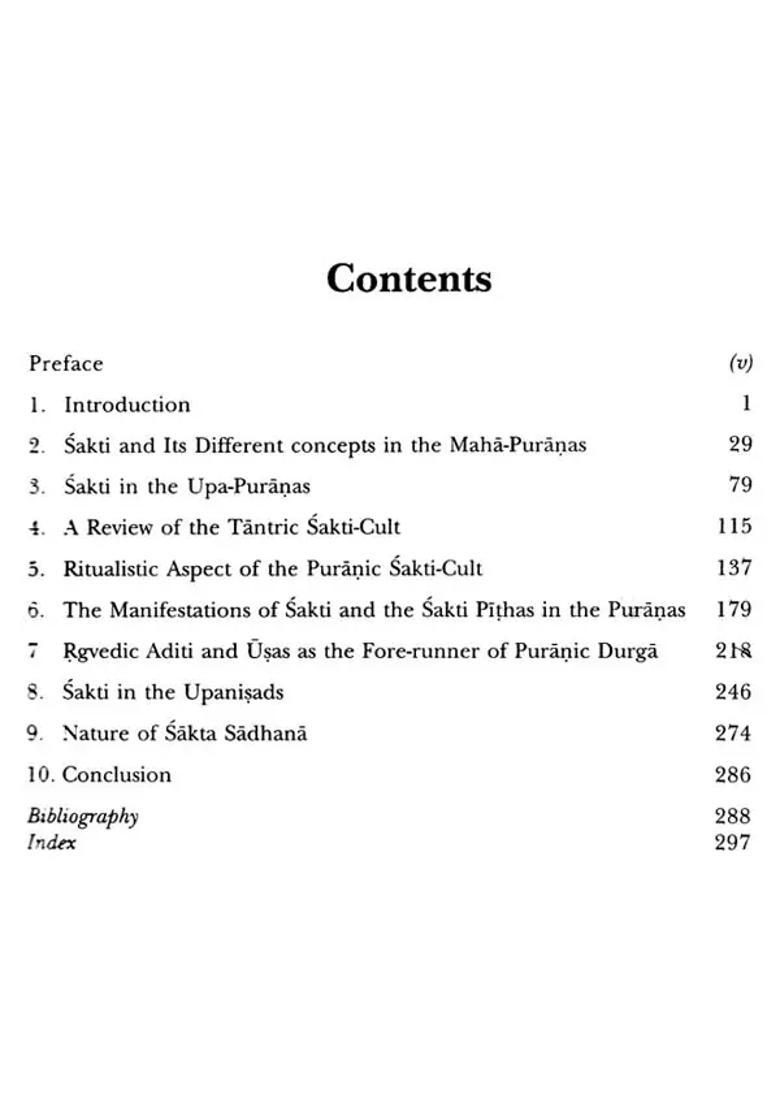 Saktism In India With Special Reference To The Puranic Literature - Indya