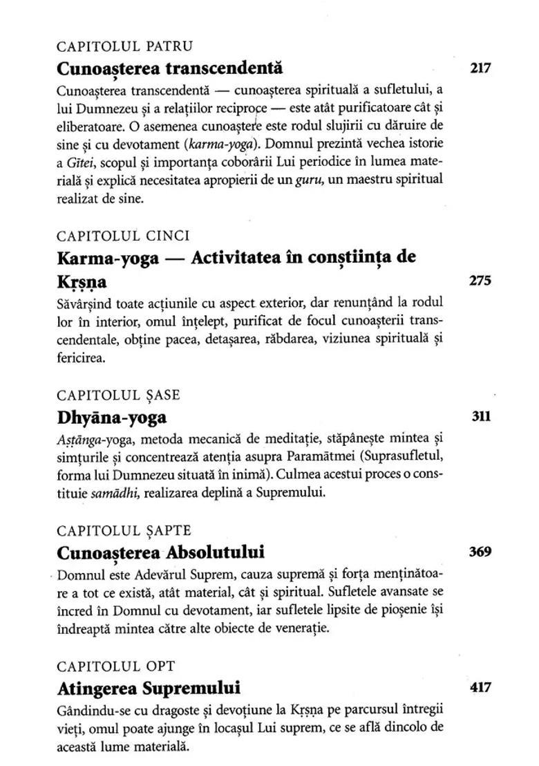 Bhagavad - Gita Asa Cum Este Ea Romania - Indya