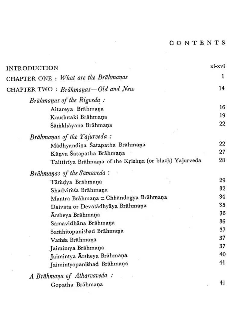 A Comprehensive History Of Vedic Literature Brahmana And Aranyaka Works An Old And Rare Book - Indya