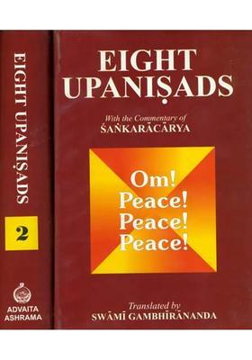 Eight Upanisads With The Commentary Of Sankaracarya Set Of 2 Volumes