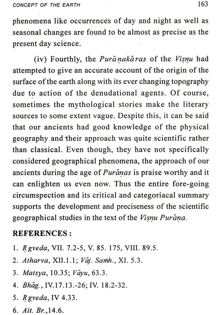 Geographical Descriptions In Visnu Purana - Indya