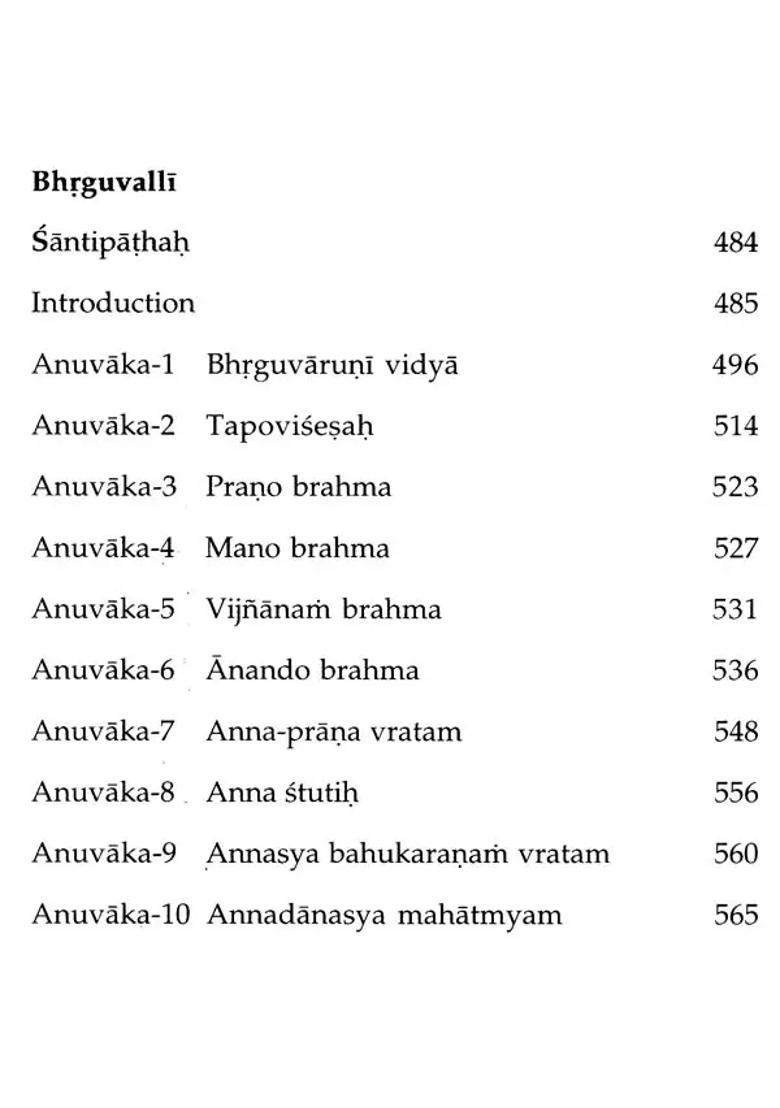 Taittiriyopanisad With Sankarabhasyam Part-2 - Indya