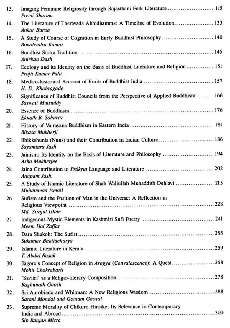 Religion And Literature- Indian Perspectives - Indya