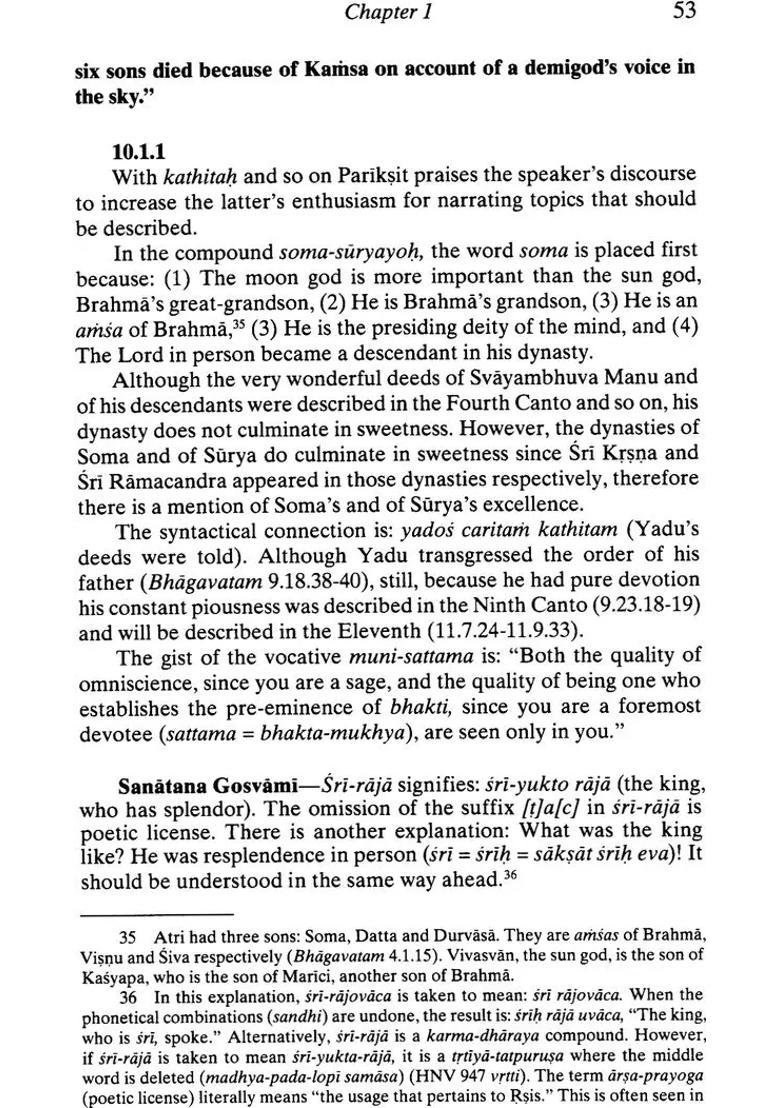 Srimad Bhagavatam - A Symphony Of Commentaries On The Tenth Canto Volume One Chapters 1-3 - Indya