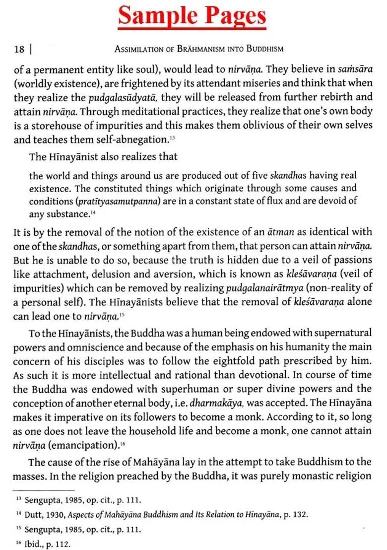 Assimilation Of Brahmanism Into Buddhism - Indya