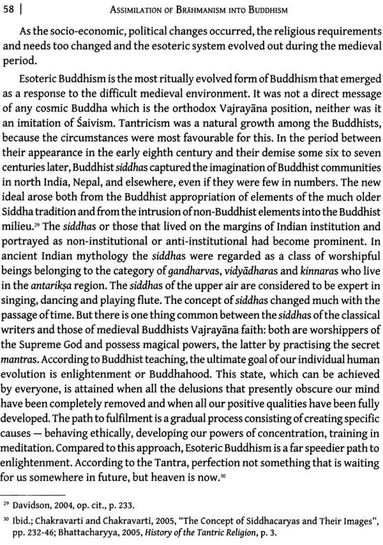 Assimilation Of Brahmanism Into Buddhism - Indya