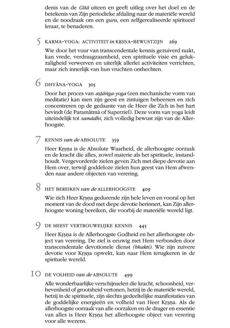 Bhagavad Gita Zoals Ze Is - Bhagavad Gita As It Is Dutch - Indya