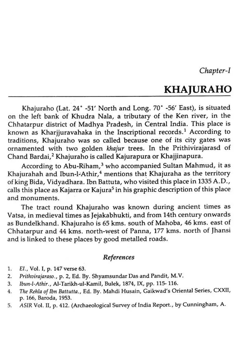 Iconography Of Vishnu From Khajuraho - Indya