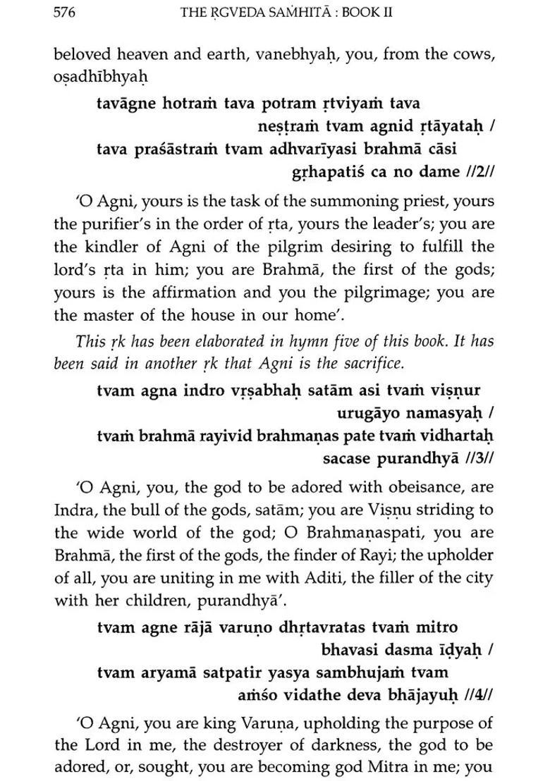 The Rgveda Samhita Volume Ii With Transliteration And Translation - Indya