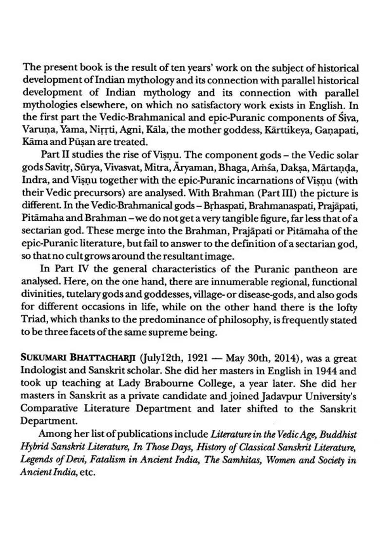 The Indian Theogony- A Comparative Study Of Indian Mythology From The Vedas To The Puranas - Indya