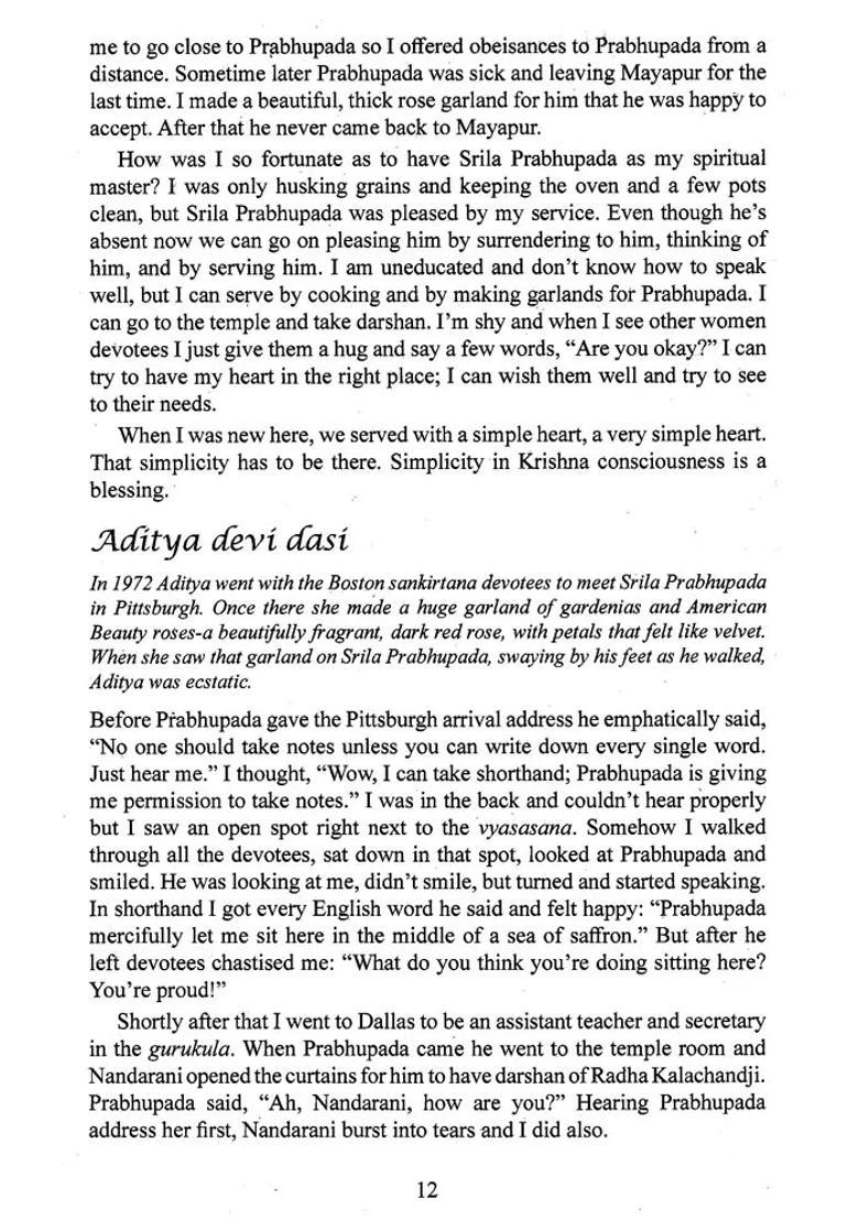 A Bond Of Love Srila Prabhupada And His Daughter