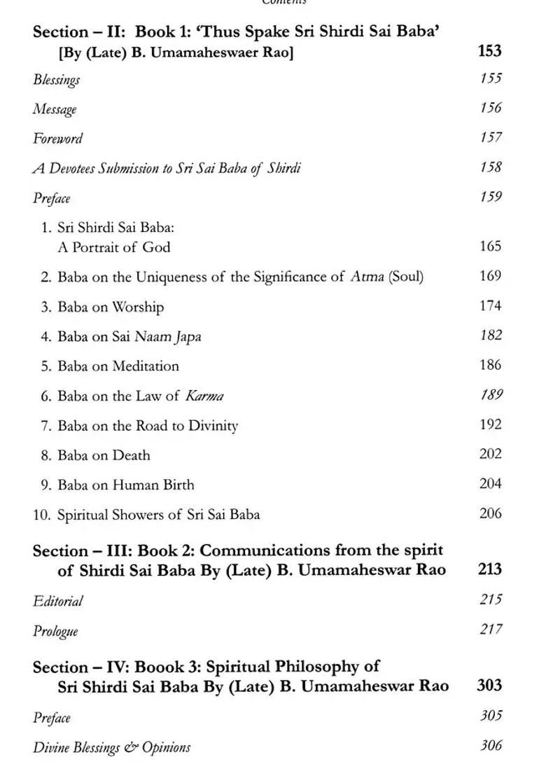Unique Spiritual Philosophy Of Sri Shirdi Sai Baba - Indya