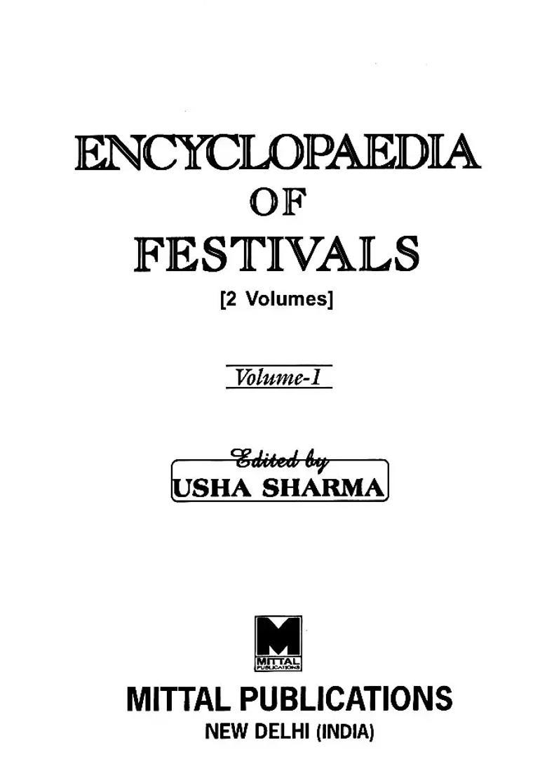 Encyclopaedia Of Indian Festivals Set Of 2 Volumes - Indya