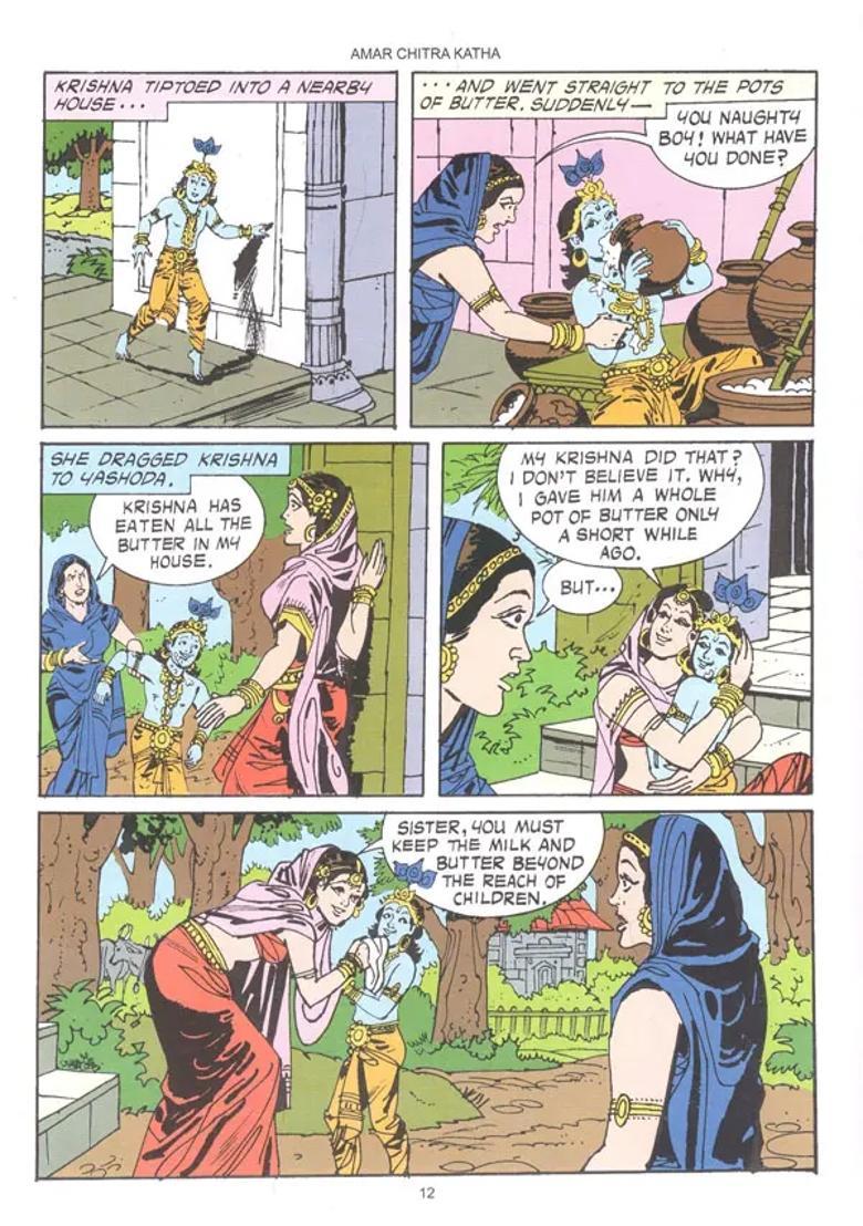 Krishna The Call Of The Flute Set Of 10 Comics Books - Indya