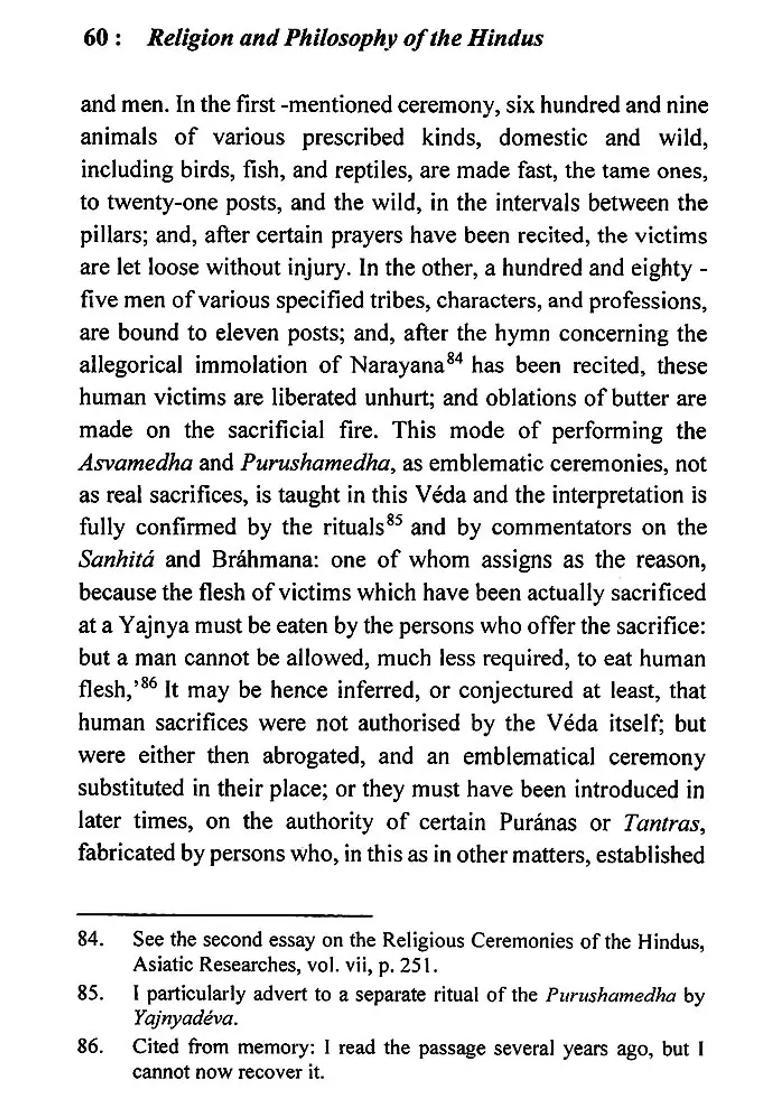 Religion And Philosophy Of The Hindus - Indya