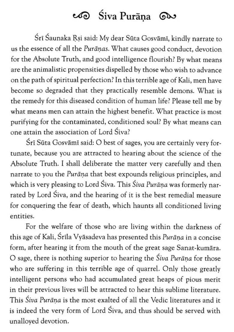 Stories From The Siva Purana - Indya