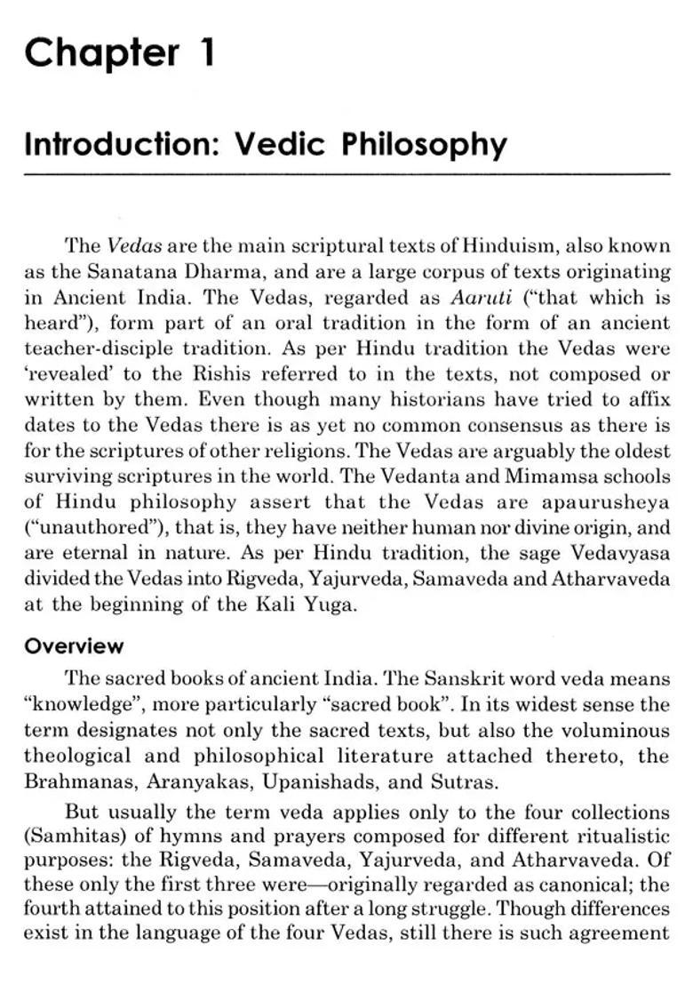 Aspects Of Ancient Indian Philosophy - Indya