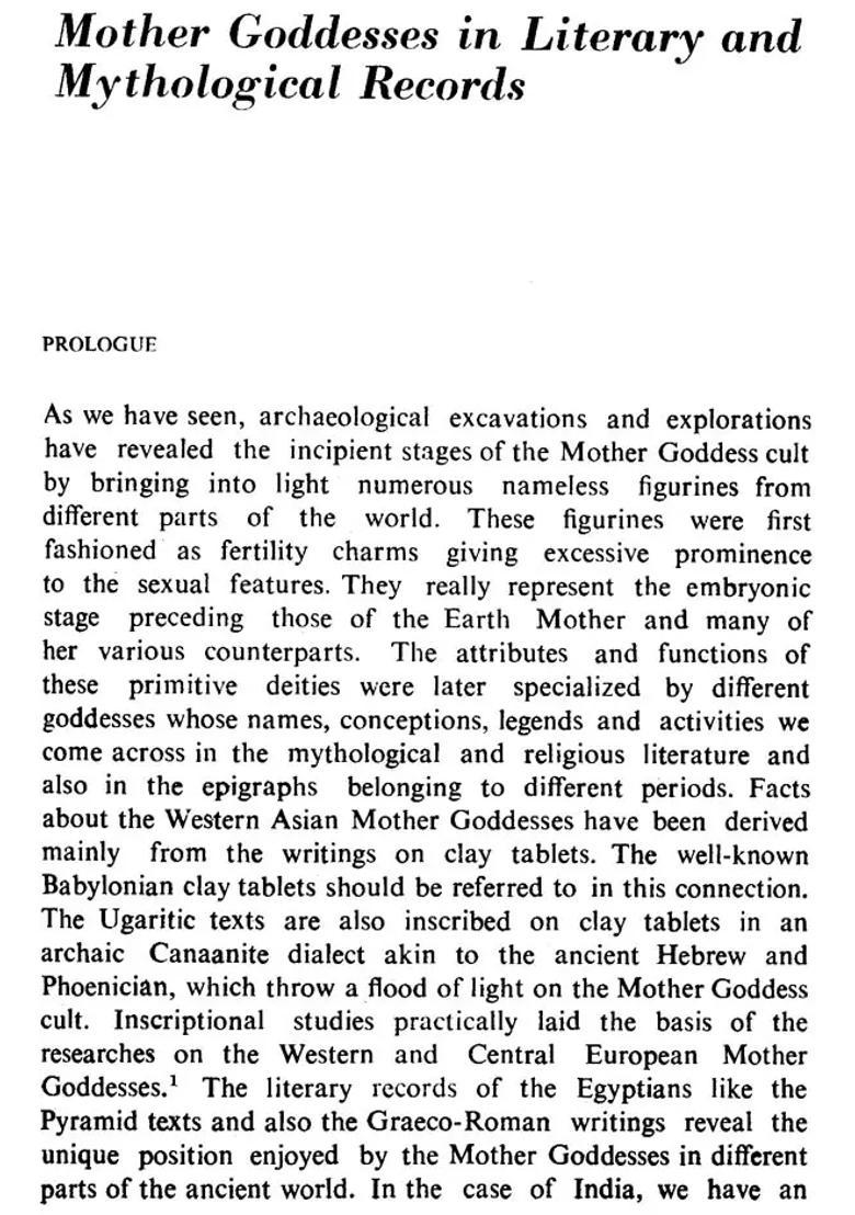 The Indian Mother Goddess Third Enlarged Edition - Indya