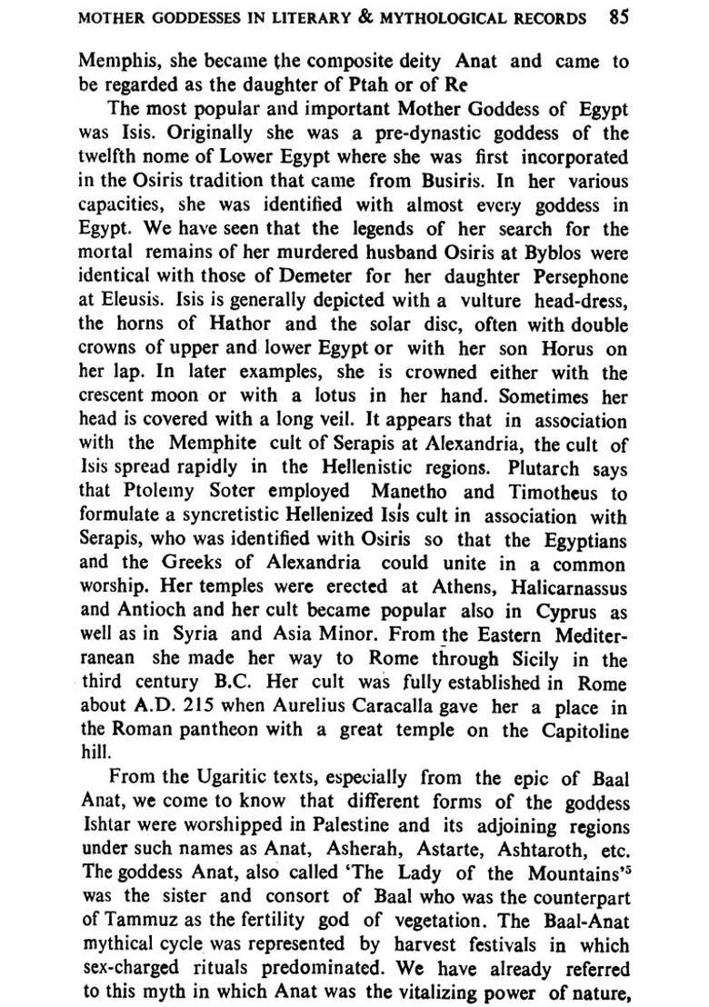 The Indian Mother Goddess Third Enlarged Edition - Indya