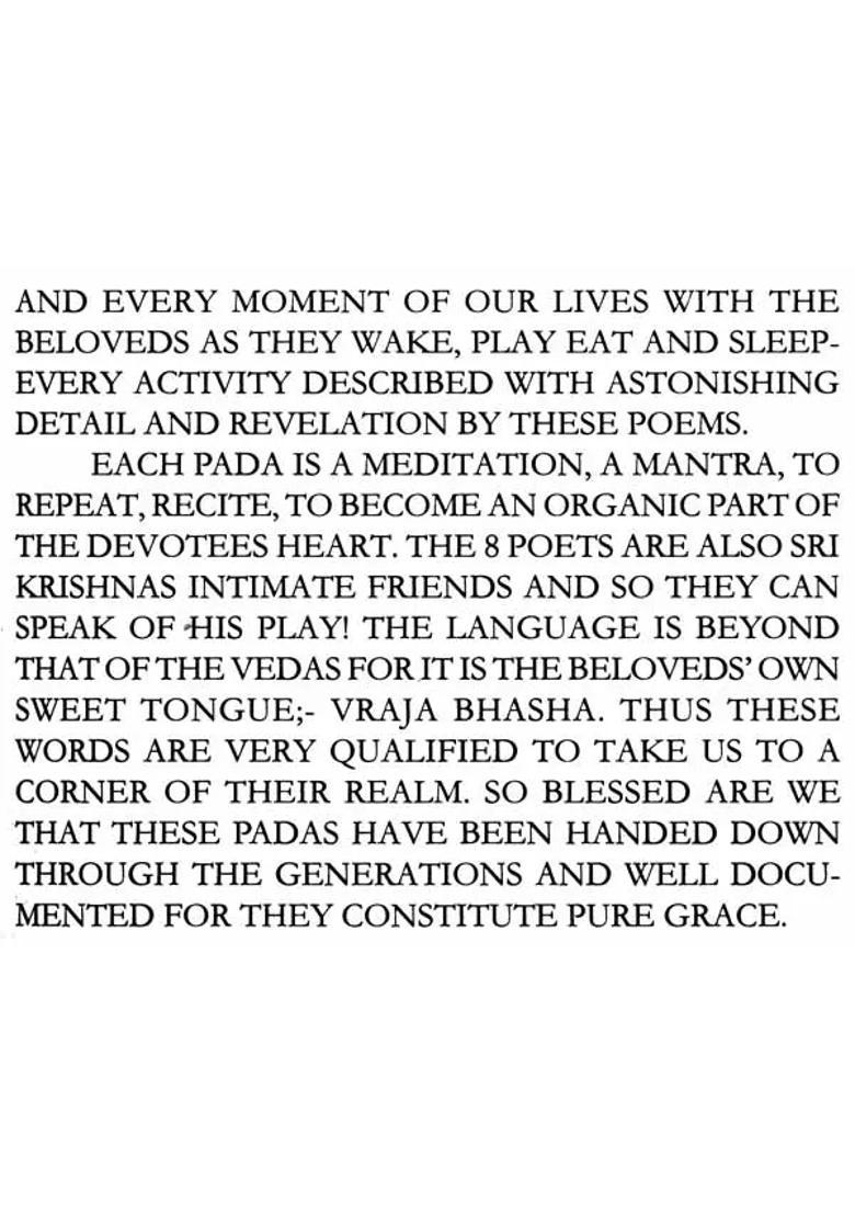 Sri Pushtimargiya Ashtayam Seva Kirtan Pranlika - Indya