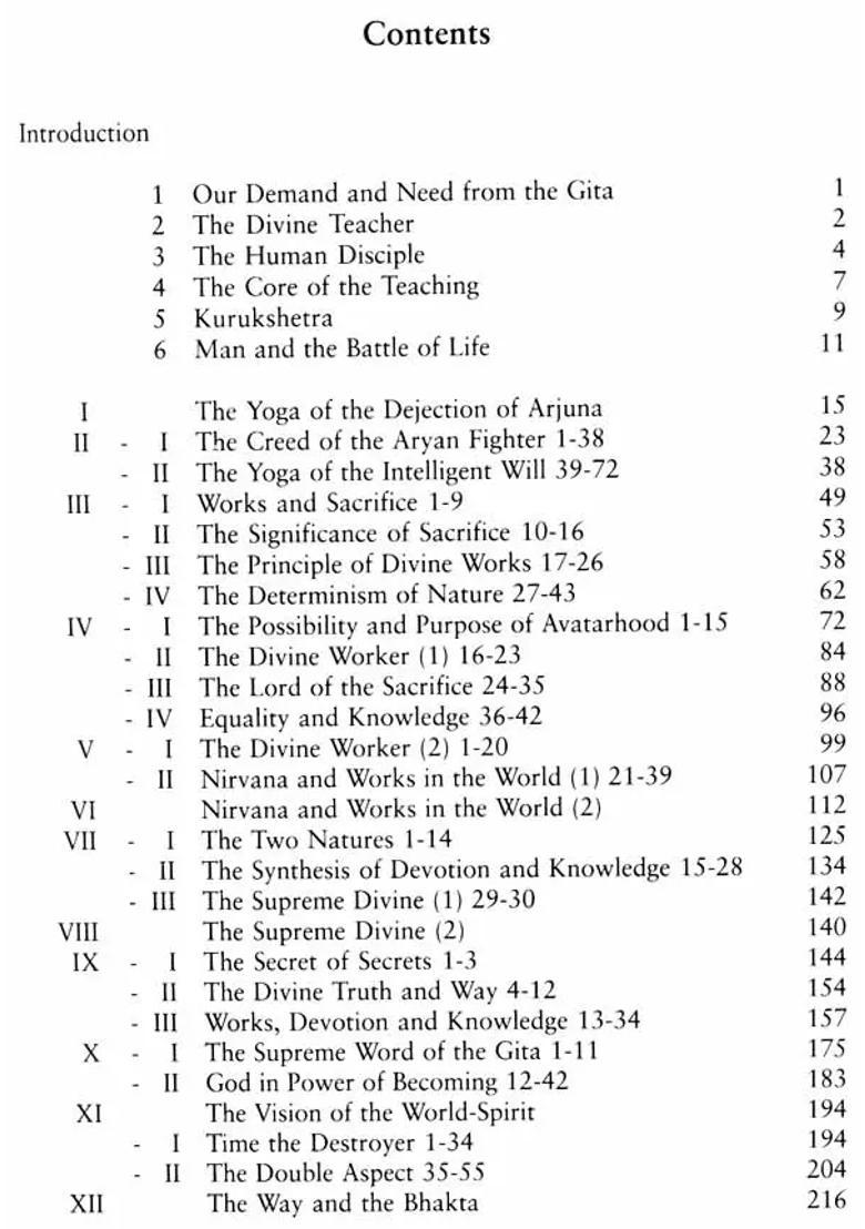 The Gita In The Vision And The Words Of Sri Aurobindo - Indya