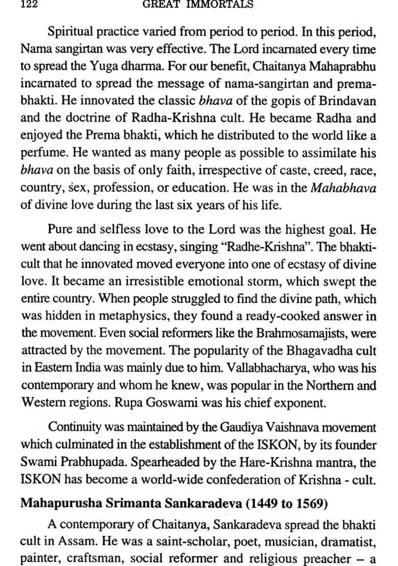 Great Immortals Spiritual Heritage Of India Through The Lives Of Saints And Sages - Indya