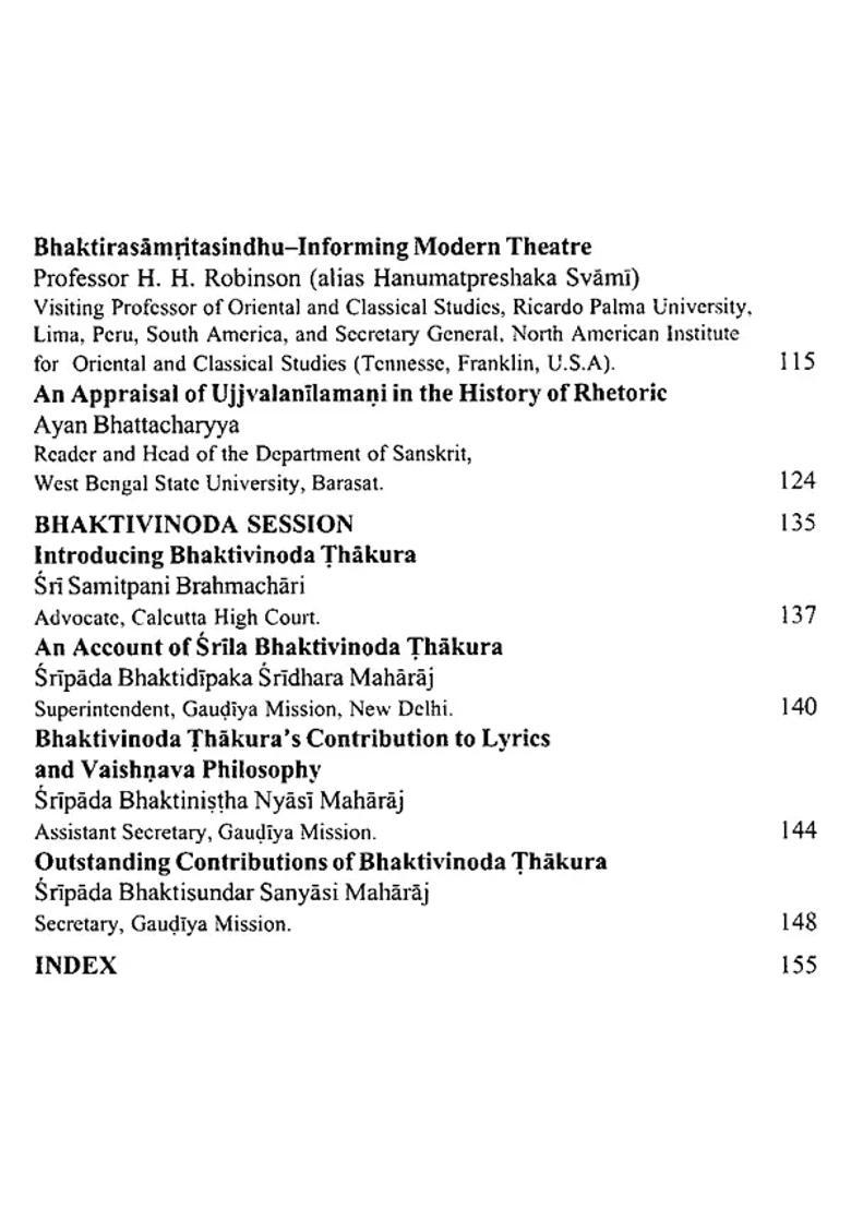 Sri Chaitanya Charitanusilana- Papers Presented At The Three Day International Seminar On Impact Of Sri Krishna Chaitanya Maharprabhu And Some Of His Followers On The Present Society - Indya
