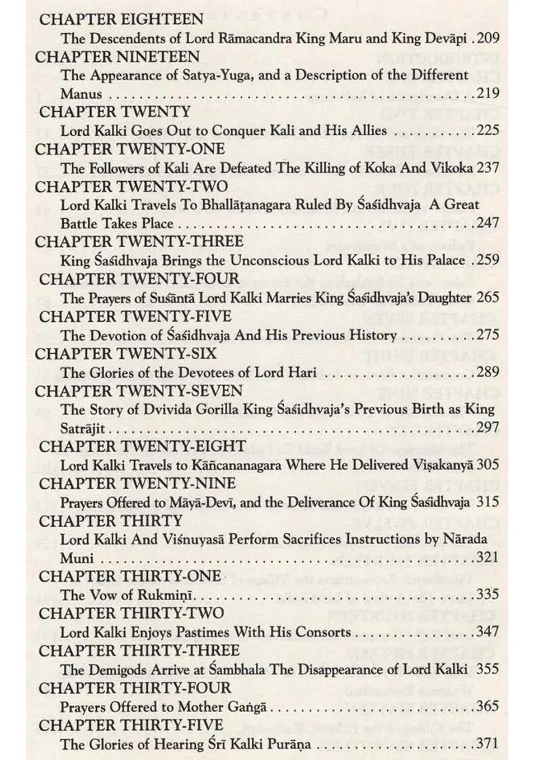 Sri Kalki Purana - Indya