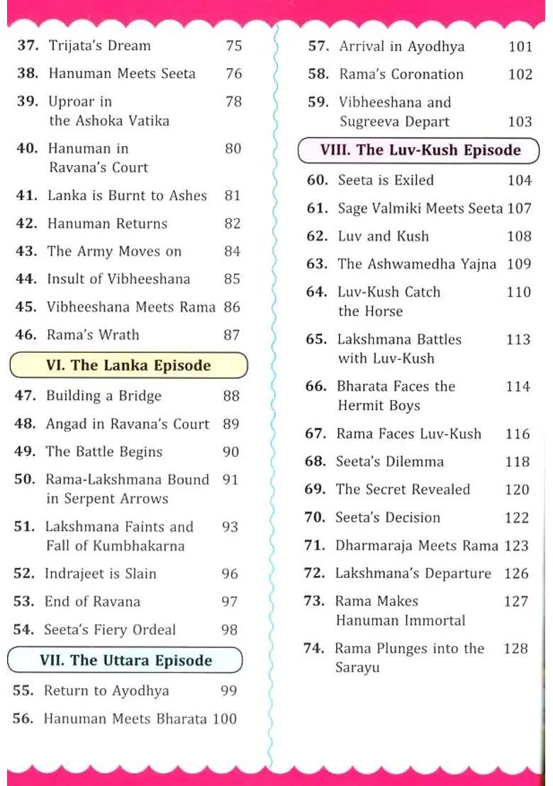 Illustrated Ramayana For Children - Indya