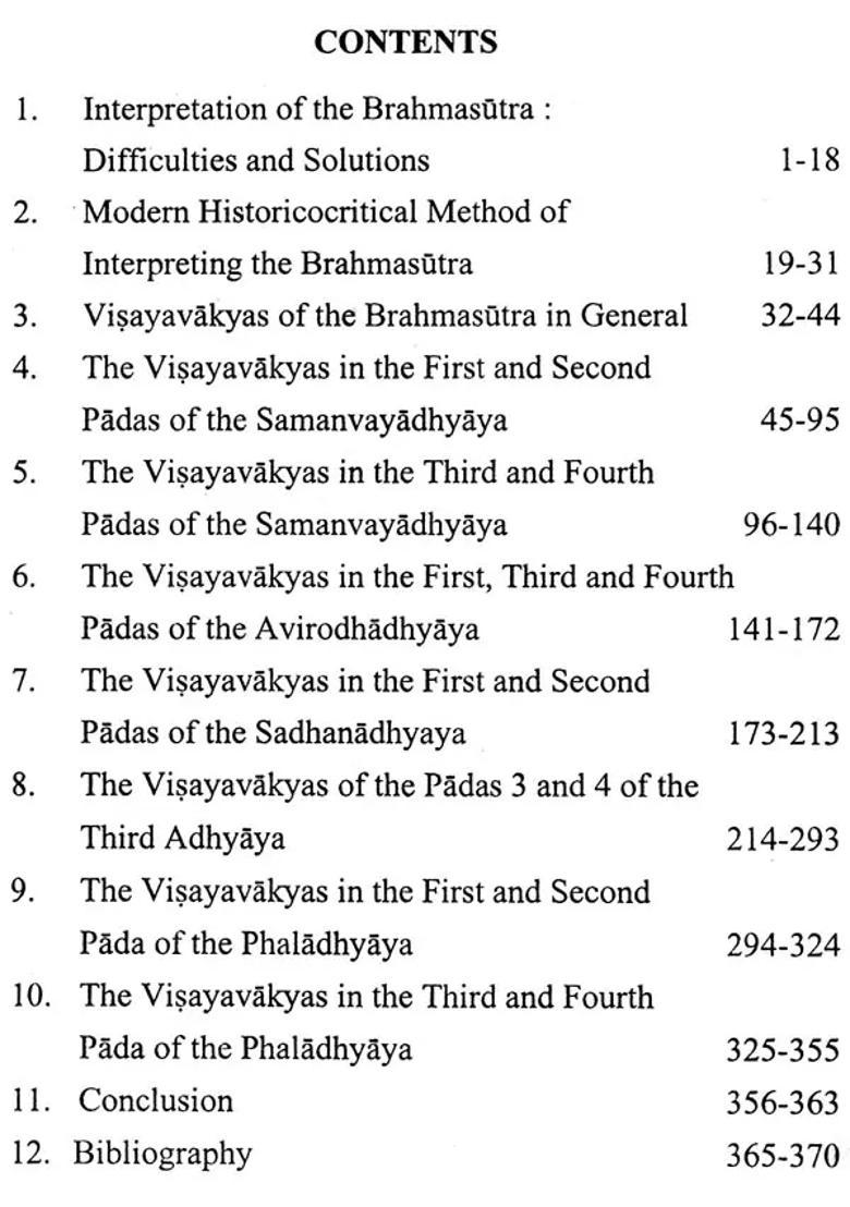 The Fundamental Vedanta - Upanisads The Brahmasutra And Bhasyas A Critique Of The Visayavakyas Of The Brahmasutra - Indya