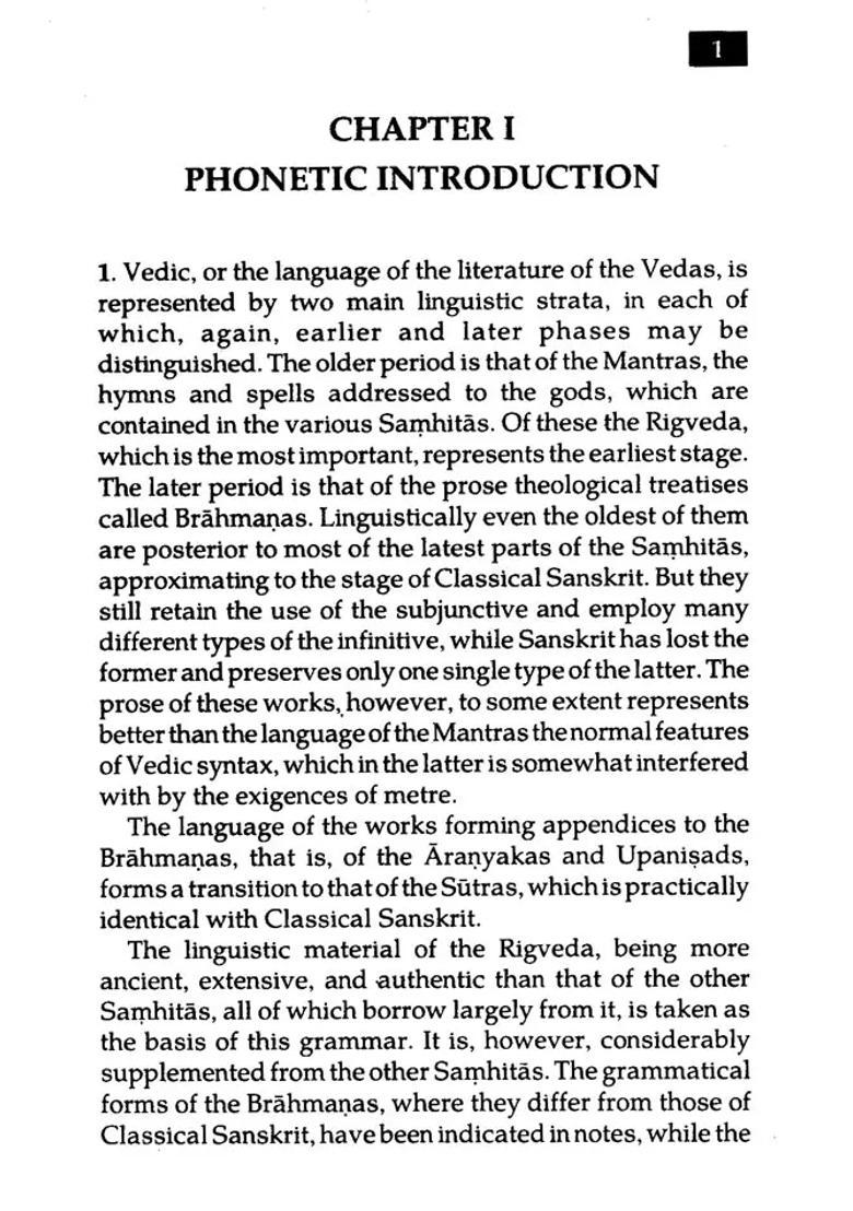 A Vedic Grammar For Students - Indya
