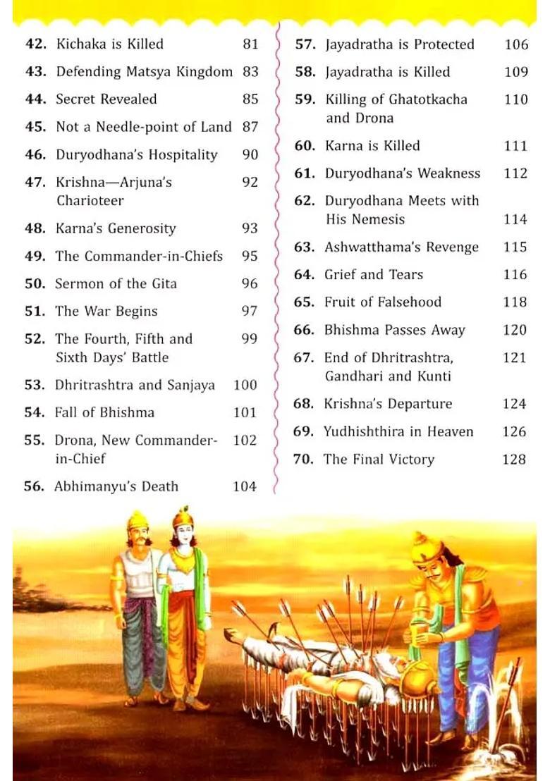 Illustrated Mahabharata For Children - Indya