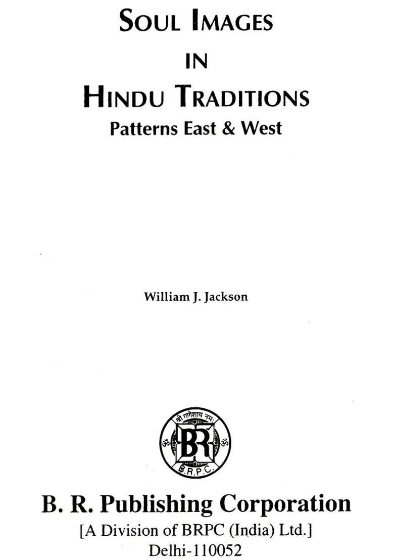 Soul Images In Hindu Traditions - Patters East & West - Indya