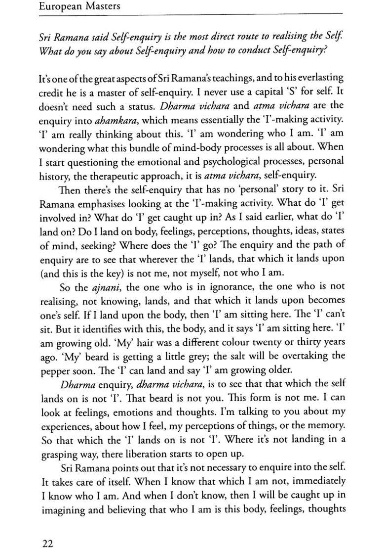 European Masters - Unique Dialogue With 14 European Masters On The Teaching Of Sri Ramana Maharshi Who Am I With Dvd Inside - Indya