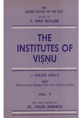 The Institutes Of Vishnu-Visnu-Smrti An Old And Rare Book-Volume-Vii