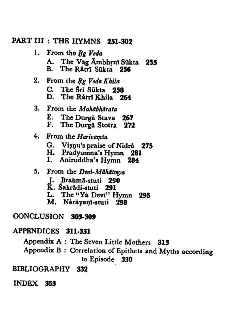 Devi Mahatmya The Crystallization Of The Goddess Tradition - Indya