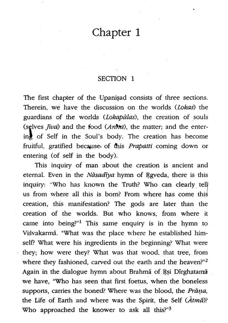 Aitareya Upanisad With Explanation - Indya