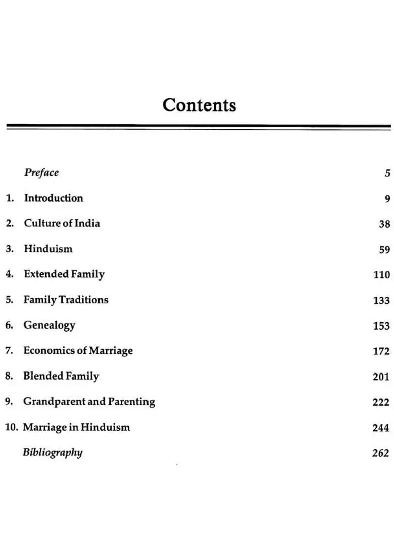 Family Values System In Hindu - Indya