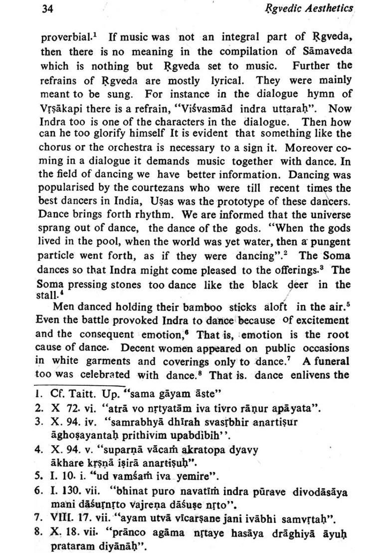 Rgvedic Aesthetics An Old And Rare Book - Indya