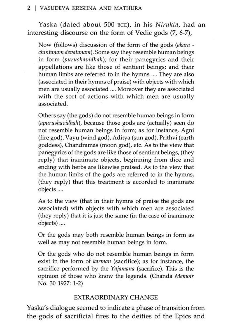 Vasudeva Krishna And Mathura - Indya