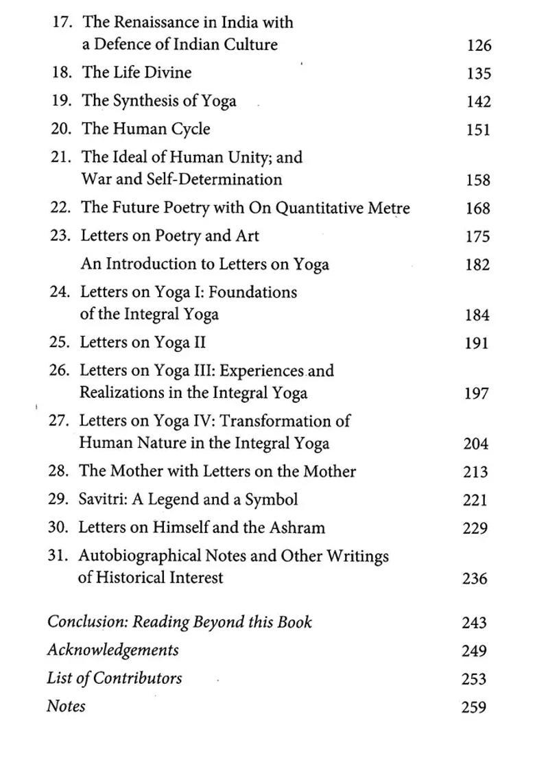 Reading Sri Aurobindo - Indya