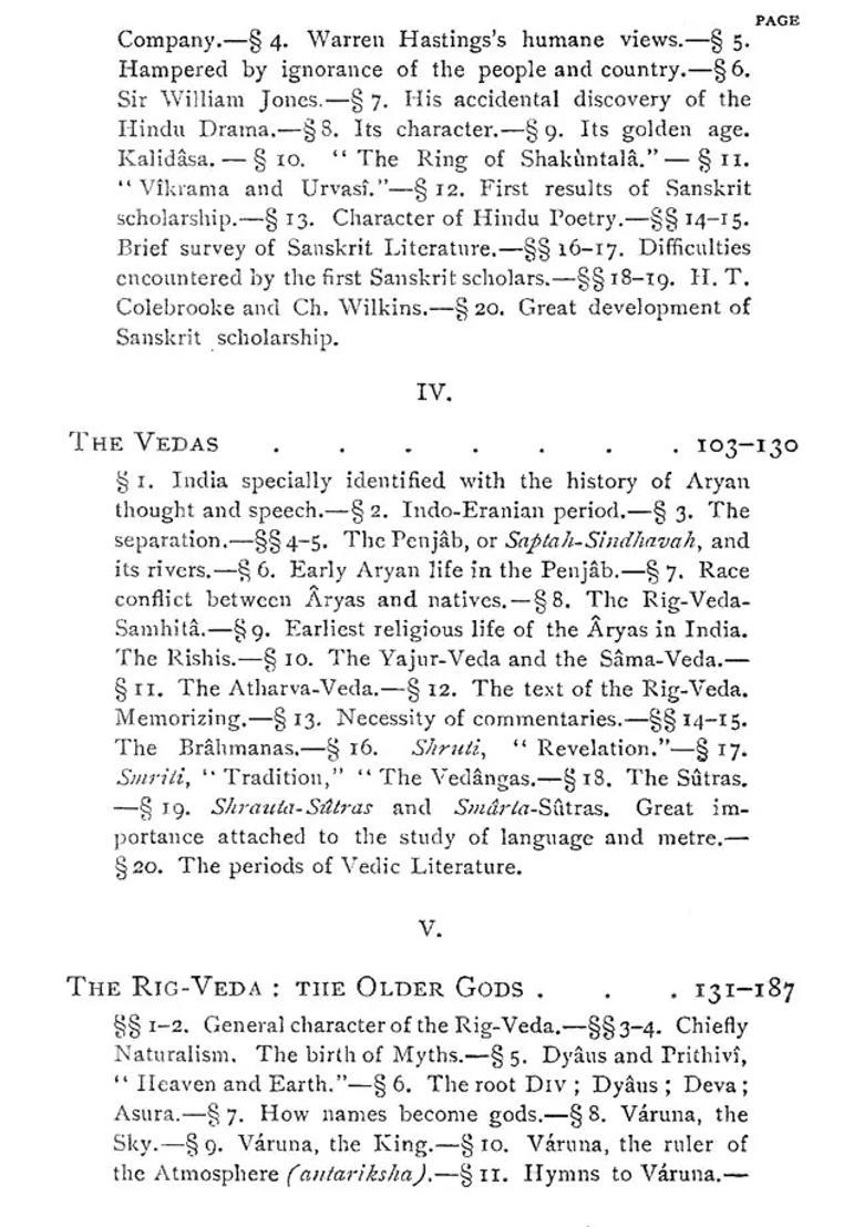 The Story Of The Nations Vedic India As Embodied Principally In The Rig-Veda - Indya