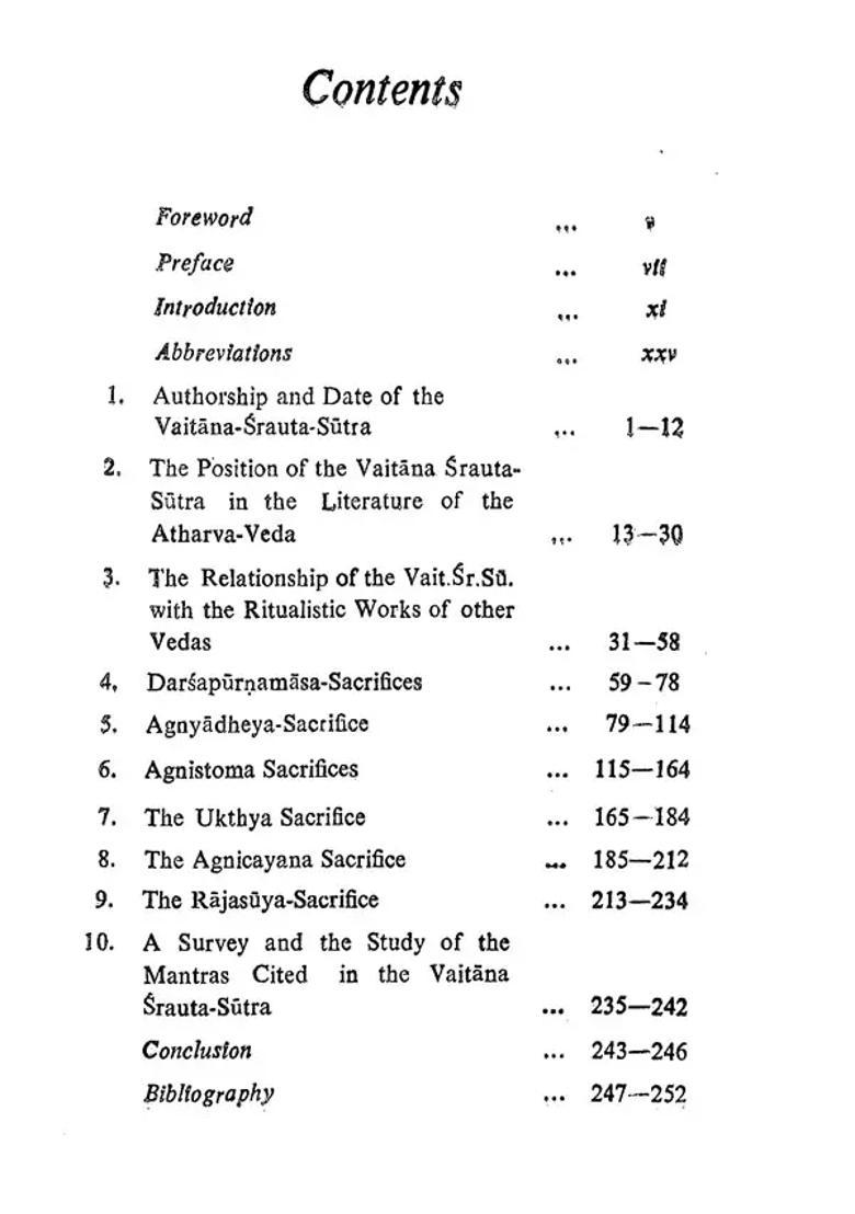 Srauta Sacrifices In The Atharva -Veda - Indya