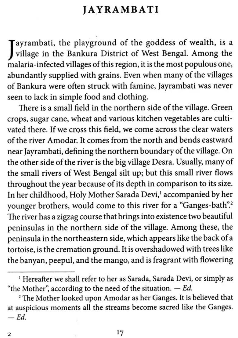 The Compassionate Mother- The Oldest Biography Of Sri Sarada Devi - Indya