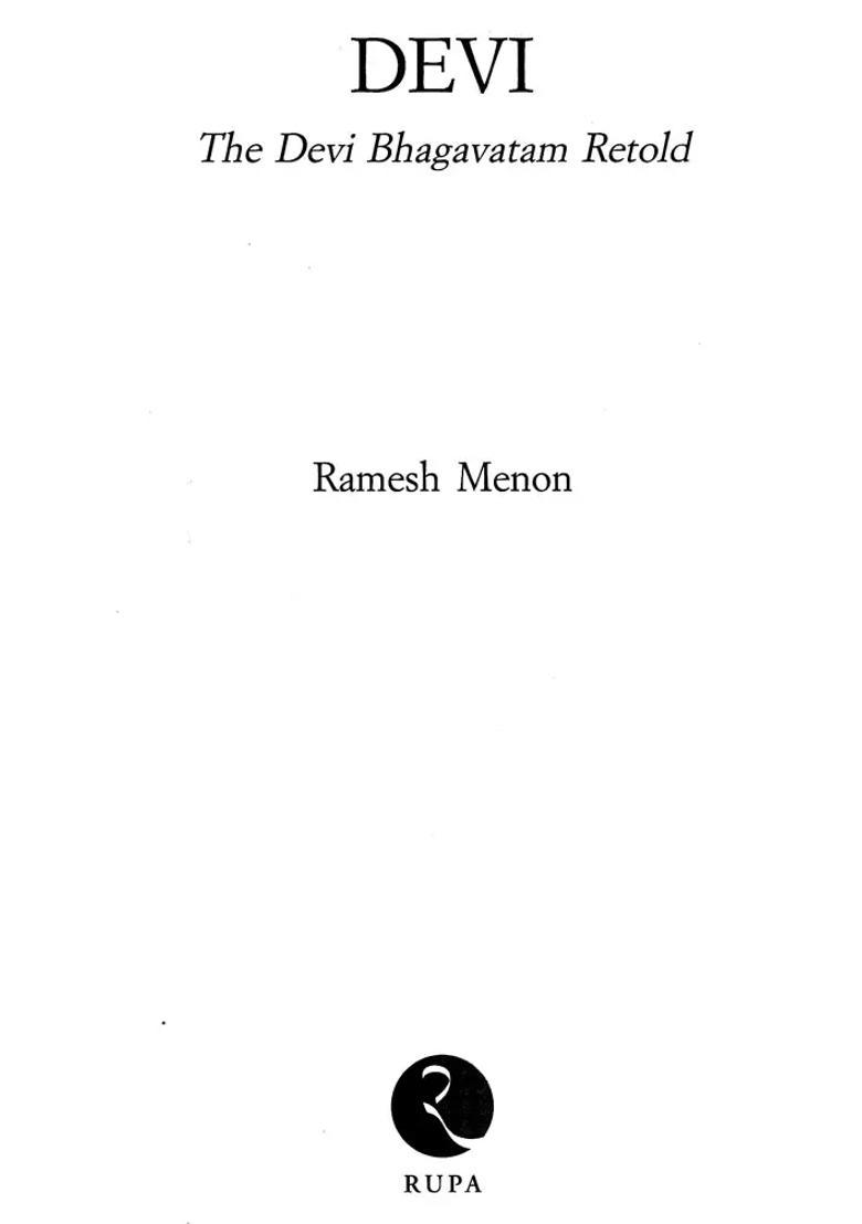 Devi The Devi Bhagavatam Retold - Indya