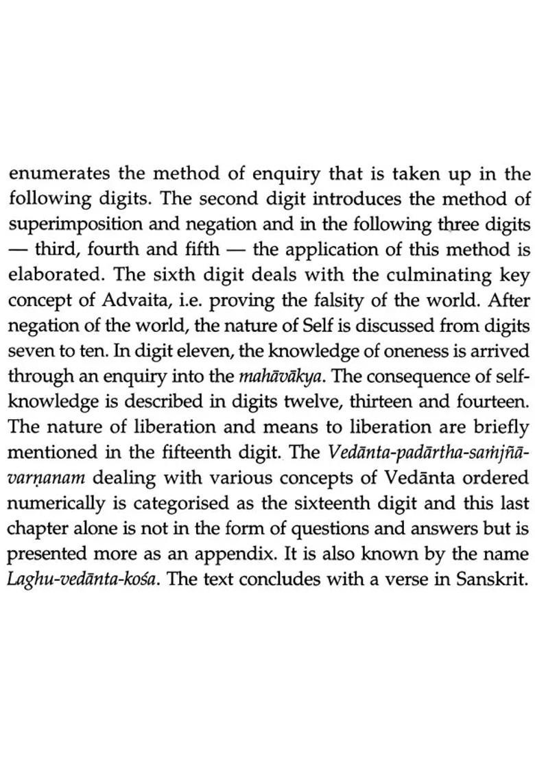 A Treatise On Advaita Vedanta - Indya