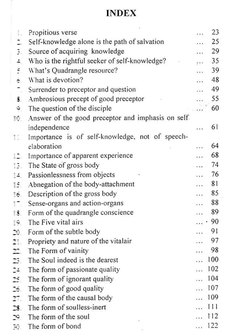 The Path Of Salvation Vivek Chudamani Of Swami Shankaracharya - Indya