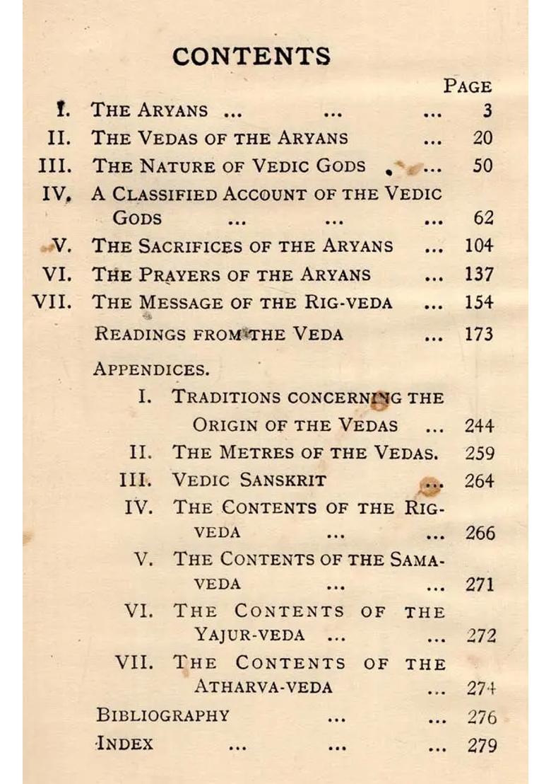 The Rigveda And Vedic Religion An Old & Rare Book - Indya