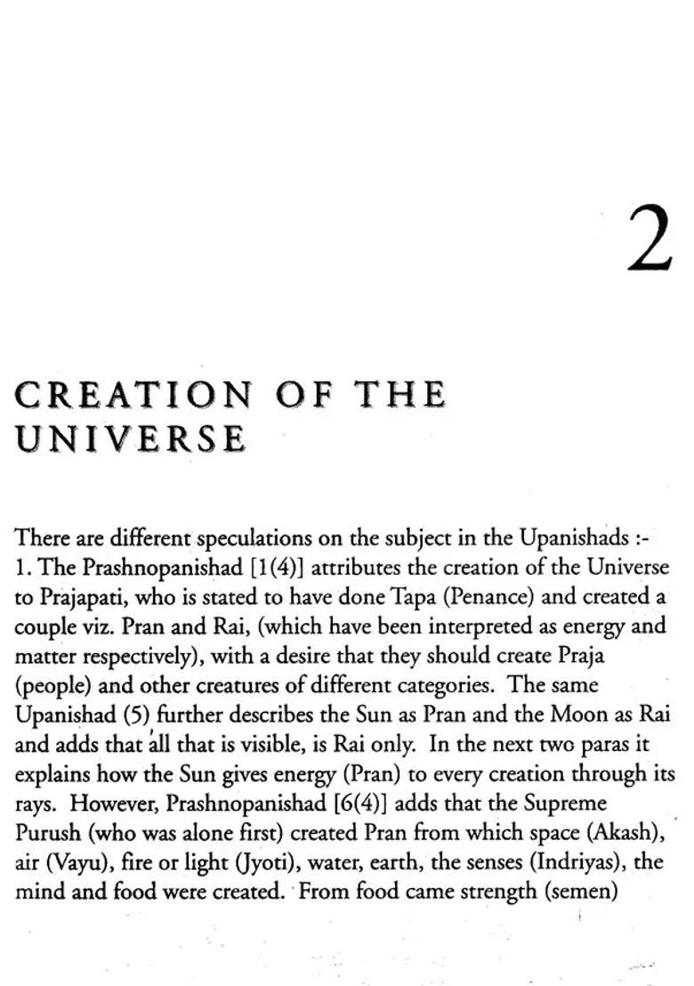 The Message Of The Upanishads The World